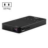 X2 (1+8G) DLP Android 7.1 Smart Mini-Projektor X2 mit verschiebbarer Linsenabdeckung, WLAN-Mini-Projektor (schwarz), 1 GB+8 GB EU-Stecker, 1 GB+8 GB US-Stecker